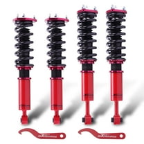 maXpeedingrods Coilovers for Lexus IS300 2000-2005, for Lexus IS200 1999-2005, Height Adjustable Coilovers Suspension Kit, Preset Damping Shock Absorber Struts, Lowering Kits Red