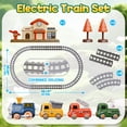 thumbnail image 6 of Carsky Steam Train Set for Kids with Lights, Sounds & Water Mist, Railway Tracks and Accessories, Christmas Train Toy Gift for Boys and Girls, 6 of 7