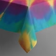 thumbnail image 5 of Colorful Tie Dye Mandala Pattern Square Tablecloth,Waterproof Square Table Cover,Wipeable Spillproof Washable Table Cover for Home Kitchen Party Decor 42"X42"(107x107cm), 5 of 6