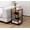 Rust, variant on edx 3-Tier CD Storage Rack & Record Player Stand, Multi-Use Organizer with U-Shaped Dividers, Anti-Rust & Sturdy, for Home/Office/Bedroom,Rustic Brown
