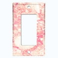 thumbnail image 5 of Metal Light Switch Plate Outlet Cover (Image of Marble Pink MAR063), 5 of 13