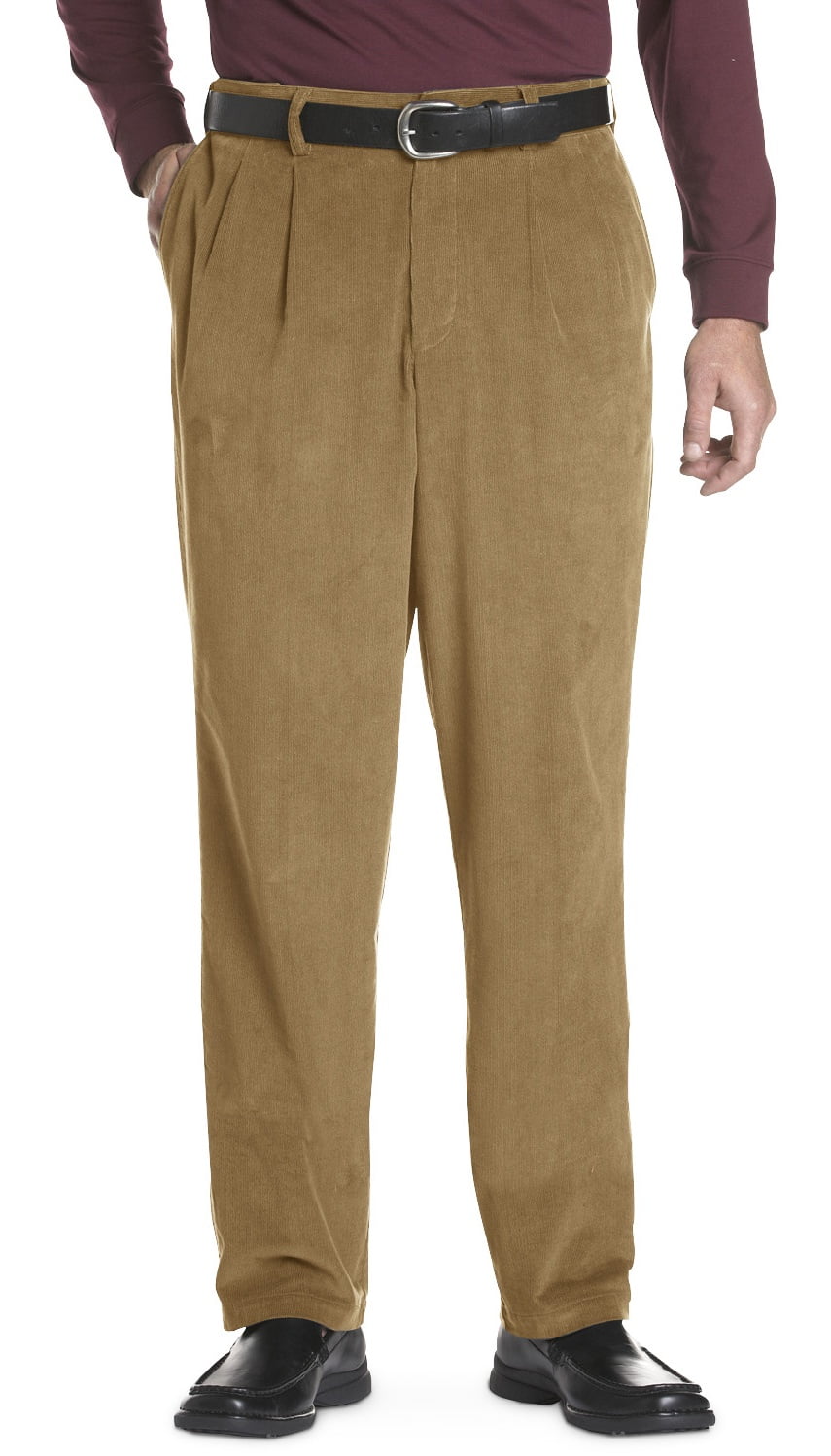 pleated corduroy trousers