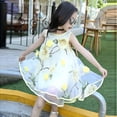 thumbnail image 3 of Lindreshi Baby Girl Dresses Summer Baby Girls Kids Flower Princess Dress Pageant Wedding Party Evening Dress, 3 of 8