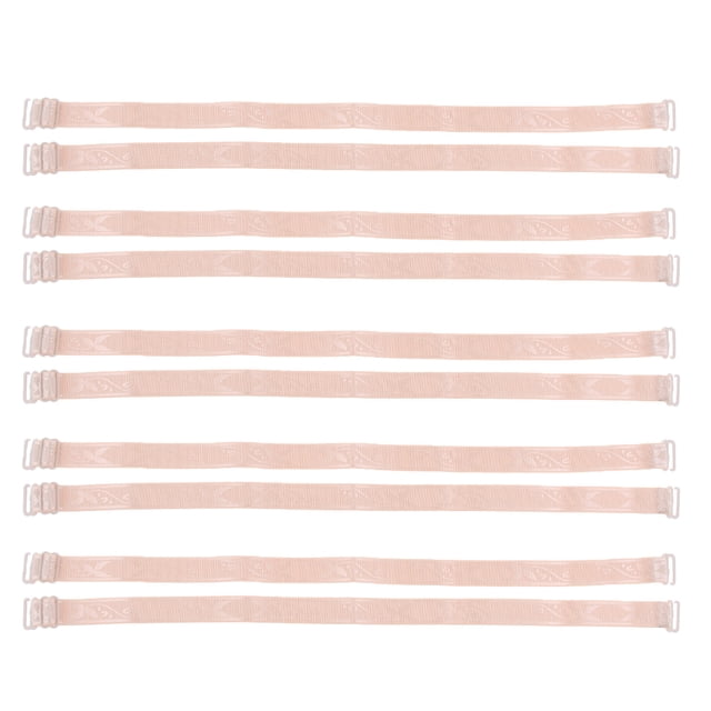 5 pares de elástico de la mujer del reemplazo del hombro del sujetador de la correa del reemplazo del color de la piel SM SunniMix Correa de sostén de repuesto