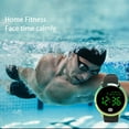 thumbnail image 4 of Digital Watch, Backlit Round Color Screen Men Digital Watch Simple Shock Proof  for Sports Black Shell Black Belt,Black Shell White Belt,Gold Shell Black Belt,Gold Shell White, 4 of 7