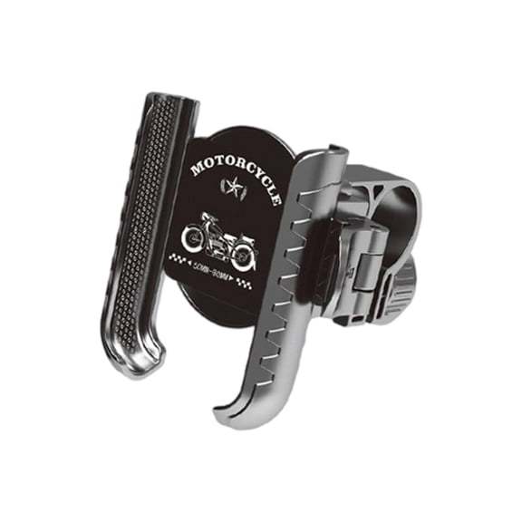 Motorcycle Handlebar/Rearview Mirror Mount Phone Holder Scooter Bike Phone Cradles 360 Degree Rotating Shockproof Stand