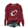 thumbnail image 7 of Karight Football Funny Sweatshirt For Women Graphic Print Sunday Casual Long Sleeve Crewneck 2025 Fall Pullover, 7 of 7