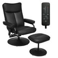 thumbnail image 1 of Gymax Couch Chair Lounge Swivel Massage Recliner w/ Side Pocket Remote Control Ottoman, 1 of 8