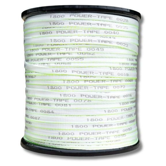Pull Tape Power-Tape | Made in USA | 100% Polyester | Cable Wire Pulling Webbing, Flat Rope | 1800 lb (5/8 inch) x 1,000 feet