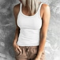 thumbnail image 2 of EHQJNJ Female Easter Crop Tank Tops for Women Ladies Women's Solid Color Knitted Thread Slim Camisole Camisole Tops for Women Dressy Tank Tops for Women, 2 of 5