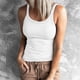 thumbnail image 2 of Gibobby Blusa de mujer delgada de camisola de mujer de punto de color de sólido(Blanco,CH), 2 of 5