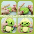 thumbnail image 6 of Beginner Crochet Kit, Turtle DIY Woven Plush Set, Cute Animal Ornaments, 6 of 7