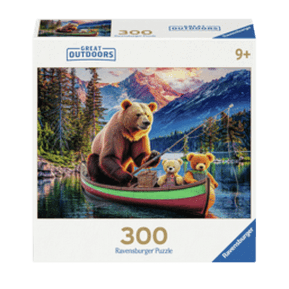 Ravensburger Great Outdoors Puzzle Series - Go Fish!, 300 Piece Jigsaw Puzzle for Teens Ages 14 