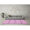 thumbnail image 3 of Ahgly Company Indoor Rectangle Abstract Pink Modern Area Rugs, 7' x 10', 3 of 4