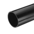 thumbnail image 1 of PVC Rigid Round Pipe 67.8mm ID 75mm OD 20cm/8" Length Black High Impact for Water Pipe, Crafts, Cable Sleeves, 1 of 6