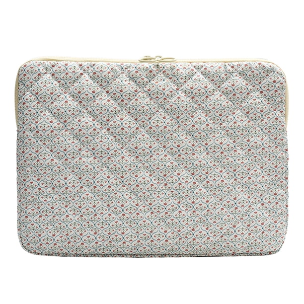 Funda para Computadora Portátil Con Floral Acolchado Tableta 11 A 15 Pulgadas