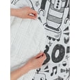 thumbnail image 4 of Robot Reversible Bedspread Set, Futuristic Space Doodle Style Androids Sci Fi Pattern Fantasy Machine Art Print, Pillow Shams & Comforter Microfiber Bedding Set, 3 Sizes, Grey Pale Grey, by Ambesonne, 4 of 4