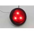 thumbnail image 4 of (4) Red LED 2 Inches Round Side Marker Light Kits with Grommet Truck Trailer RV, 4 of 6