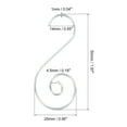 thumbnail image 2 of Uxcell Christmas Ornaments Hooks 120 Pack S Shape Hooks Wire Metal Hanging for Christmas Tree Decorations, Silver Tone, 2 of 5