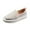 Pink, variant on Women's Rhinestone Slip-On Sneaker Casual Flat Loafers Flat Sole Single Shoes One-footed Shoes Casual Shoes Silver 10.5