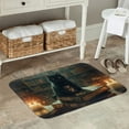 thumbnail image 5 of Halloween Non Slip Door Mat, Halloween Black Cat Mysterious Notebook Halloween Decor Absorbent Bath Tub Mats, Bathroom Rugs Welcome Mat, Bath Mat for Halloween Decor Home, Kitchen 16x24in, 5 of 6