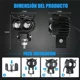 thumbnail image 5 of Un Par Luces Led Para Faros Motos Luz Auxiliares Lupa Autos, 5 of 6