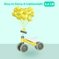 thumbnail image 3 of Balance Bike for 12-24 Months Toddler Toy Bike, Yellow, 3 of 6