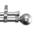 thumbnail image 5 of InStyleDesign  Sphere 1-inch Adjustable Double Drapery Rod 160-240 inch - 160 to 240 inch Mahogany Brown Finish, Mahogany Finish, 5 of 5