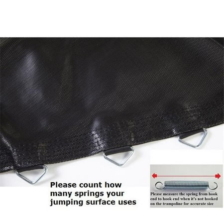 Bazoongi BED14104-8.5 14 ft. Jumping Surface for Trampoline with 104 V-Rings & 8.5 in. Springs