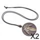 thumbnail image 1 of Collar con colgante,Collar con colgante de plumas Mujer hombre Regalo ,Collar con colgante de hoja de plumas Estilo vintage,Collar largo Cadena ajustable Cordón de cuero de PU,Colgante, 1 of 10