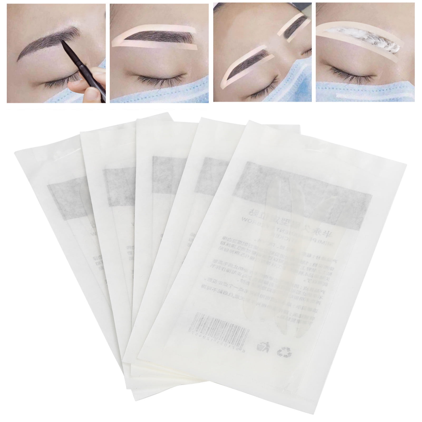 Spptty Eyebrow Sticker Eyebrow Shaping Disposable Adhesive Eyebrow Stencils Walmart Canada