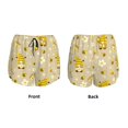 thumbnail image 3 of Balery Cute Bee Gnomes Pantalones cortos deportivos para mujer con forro y dos bolsillos, elásticos, para entrenamiento, gimnasio, yoga-Small, 3 of 7