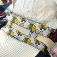 thumbnail image 3 of Happy Bee and Honeycomb Seatbelt Pillow for Post-Surgery Comfort - Mastectomy Breast Cancer Heart Surgery Recovery Cushion - Soft Travel-Friendly Floral Car Pad, 3 of 7