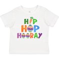 thumbnail image 3 of Inktastic Easter Hip Hop Hooray with Eggs and Carrot Boys or Girls Toddler T-Shirt, 3 of 5