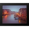 thumbnail image 2 of Frank, Assaf 18x15 Black Modern Framed Museum Art Print Titled - The Grand canal at dusk, Venice, Italy, FTBR-1894, 2 of 5