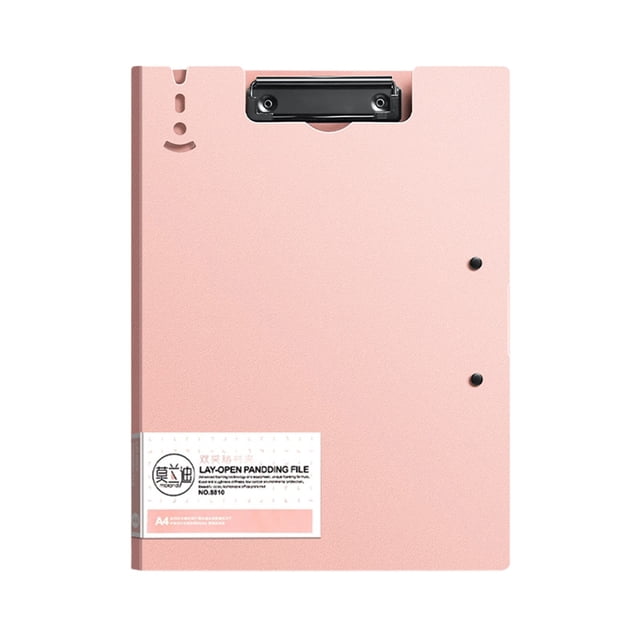 Ohufall Durable Thickened Writing Clip Board Colored File Folder Practical Office Supplies For Student School Home