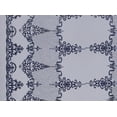 thumbnail image 2 of Zelouf Lona Metallic Corded Embroidery On Mesh  , Sewing, DIY, Crafts Fabric by the Yard, Navy/navy, 10 Yard, 2 of 2