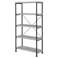 thumbnail image 4 of Display Shelves, Grey Driftwood 4-shelf Bookcase, Grey Shelving Units,Wood Wooden Display Shelves, Furniture Primary Living Space Display, Shelving & Etageres Grey Driftwood 4-shelf Bookcase, 4 of 9