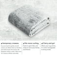 thumbnail image 4 of NICETOWN Machine Washable Rug, 3'x5' Area Rug Modern Abstract Rug with Non-Slip Backing Low Pile Non Shedding Foldable Carpet Stain Resistant Accent Rug for Home Office Nursery, Grey, 4 of 8