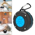 thumbnail image 1 of Altavoz de baño inalámbrico que cuelga IPX7 Distancia de trabajo de 33 pies Azul perfke Altavoces de baño, 1 of 9