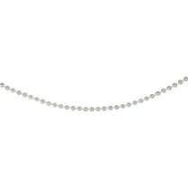 4 mm x 100 ft. Small Shiny Clear Iridescent Beaded Christmas Garland