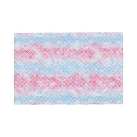 

Placemats Set of 4 Fantasy pink Scales Place mats for Dining Table Indoor/Outdoor Cute Heat Resistant Washable Table Mats(18 x 12 )