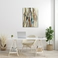 thumbnail image 2 of Stupell Industries Murky Abstract Flowing Lines Brown Blue Red, 30 x 40, Designed by K. Nari, 2 of 6