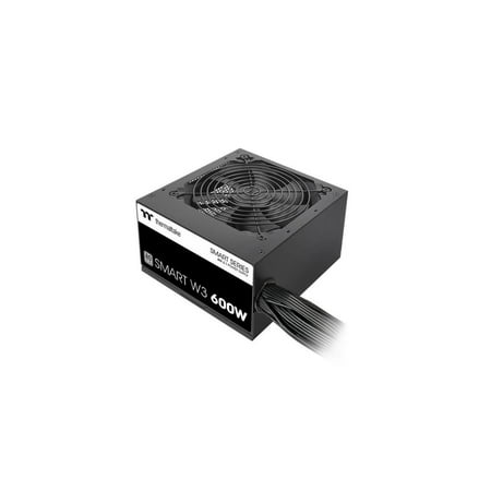 Thermaltake Smart W3 Series 80Plus Certified 600W Power Supply; ATX v3.1 Spec; 120mm FDB Fan; 5 Year Warranty; PS-SPW-0600NNFAWU-1