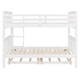 thumbnail image 5 of Bed Frame Full over Full Bunk Bed with Twin Size Trundle and Ladder-White(Old SKU: LT000204AAK), 5 of 8