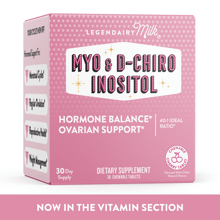 (Doyo mart)NutriSari 910袋 Legendairy Milk Myo and D-Chiro Inositol Chewable Tablets, Dietary