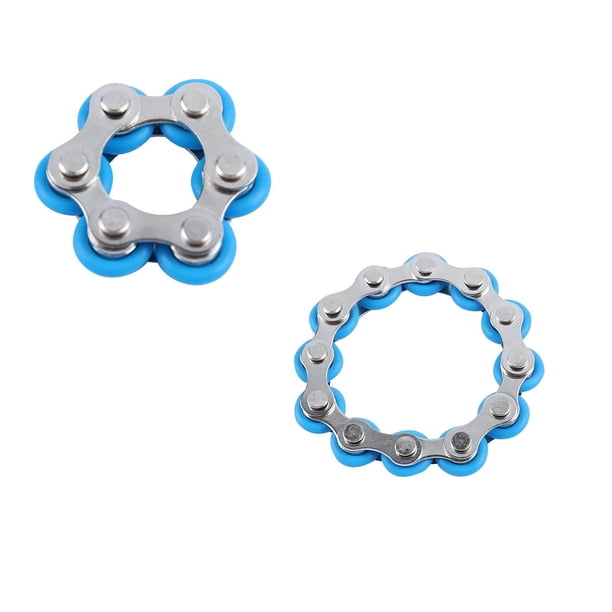 Partheme Novelty Toys 2 Counts Chain Stress Relief Toys Stress And Anxiety Relief Toys 2PC Black Blue Green Light blue Yellow