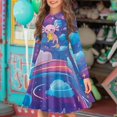 thumbnail image 2 of DISNIMO Galaxy Axolotl Dresses for Kids Star Dress Girl Long Sleeve Skater Dress Girls 4-5 Party Dresses Kids Animal Dresses with Collars for Girls Dresses Midi Length Girls Dress Clothing Set, 2 of 7
