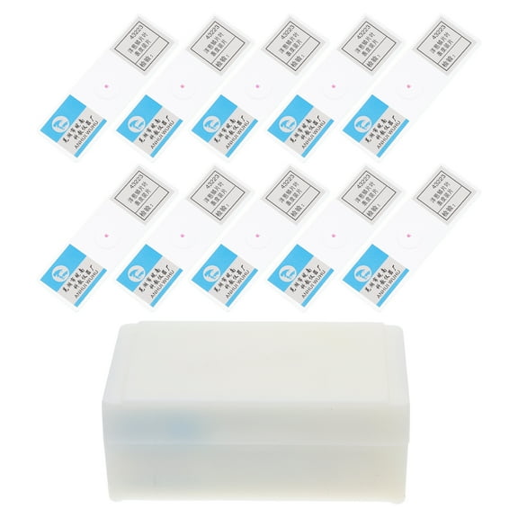 FRCOLOR 1 Set Prepared Microscope Specimens Slides with Box Prepared Microscope Slides Glass Slides for Microscope Prepared Slides for Kids Microscope Education Microscope Slide Preparation Kit
