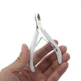 thumbnail image 2 of Unique Bargains 1 Set Cuticle Nail Clippers Toenail Clippers White, 2 of 6